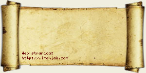 Nina Jaglikić vizit kartica